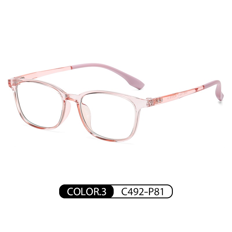 Mắt kính ZELIN WB620 gọng vuông TR siêu nhẹ chống ánh sáng xanh phong cách Âu Mỹ