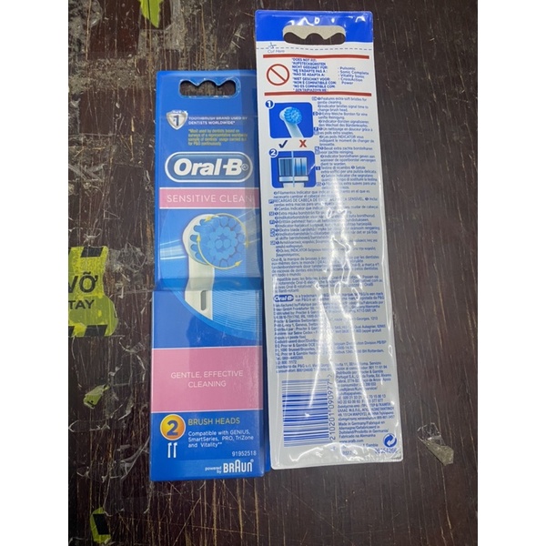 Set đầu bàn chải điện oral b sensitive