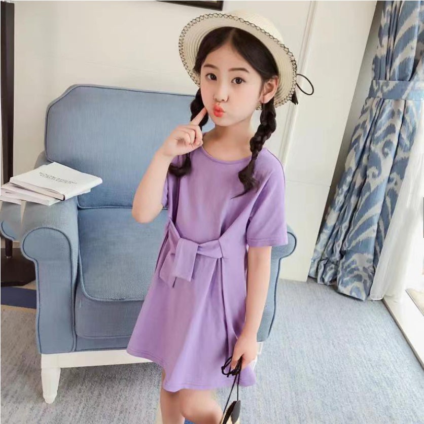 Váy bé gái xinh xắn xòe nhẹ Gifted Gift style tiểu thư Hàn Quốc từ 5 đến 12 tuổi
