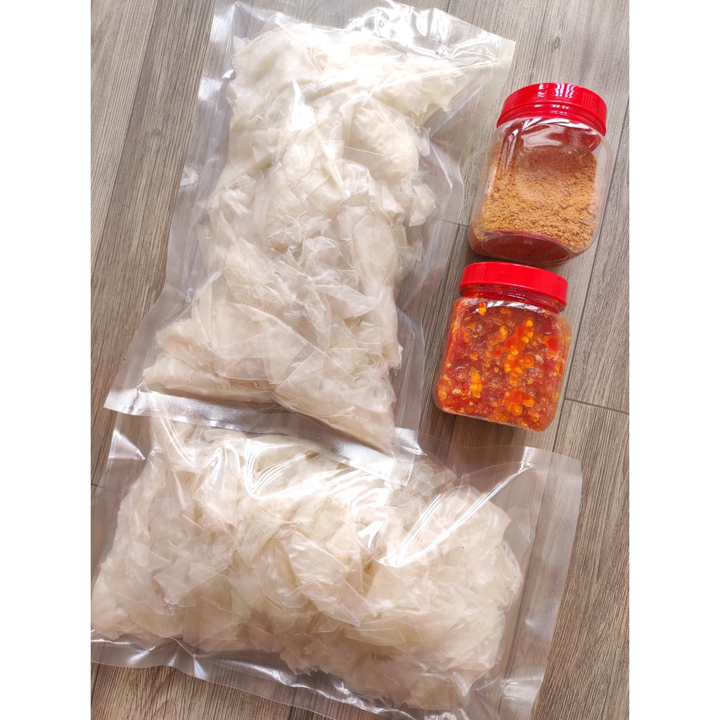 [1kg PSMN ớt rim] | Combo 1kg bánh tráng phơi sương + hủ ớt rim + hủ muối nhuyễn | Cay xé ruột gan cay thấu tâm can