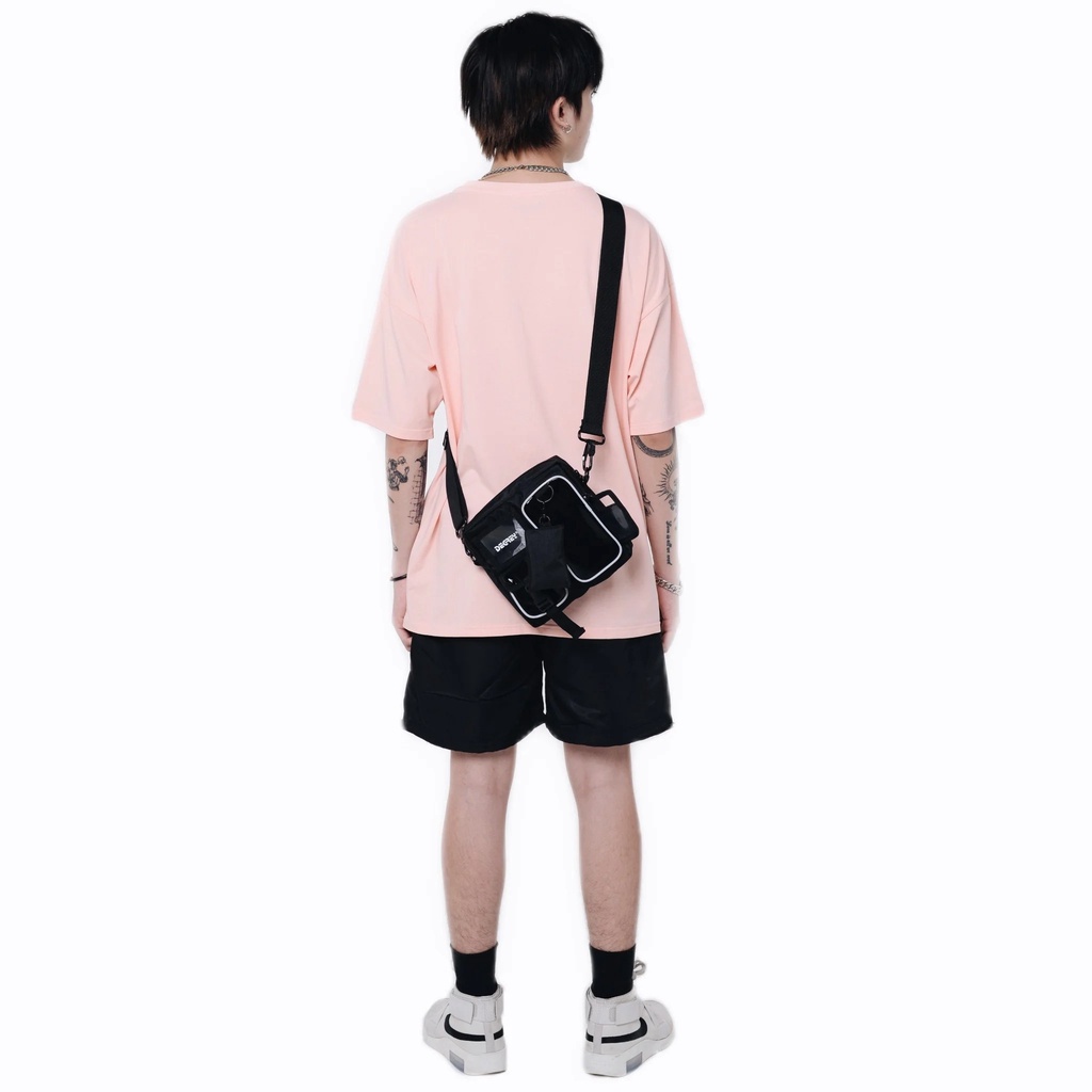 Túi đeo chéo Degrey Mini Shoulder Bag thời trang nam nữ đi chơi đi du lịch đen phong cách ulzzang local brand Gin Store