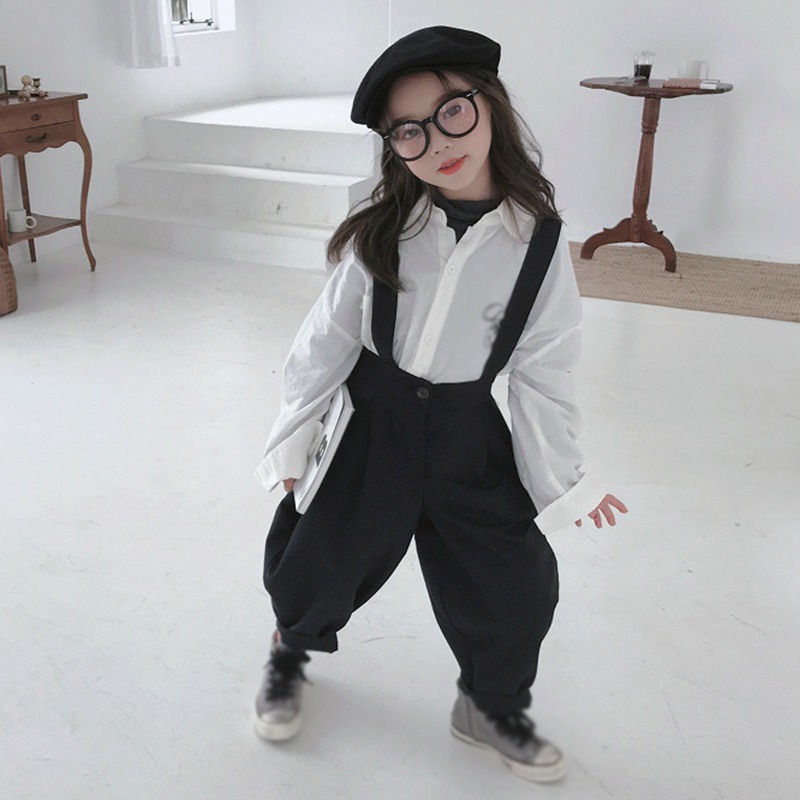 Áo liền quần Hai Dây Màu Trơn Thời Trang Mùa Hè Hàn Quốc Cho Bé Gái Se7en