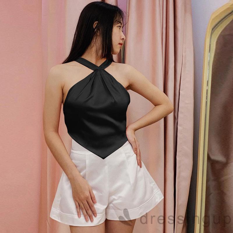 Áo Nữ Trễ Vai Không Tay Thời Trang Quyến Rũ | BigBuy360 - bigbuy360.vn