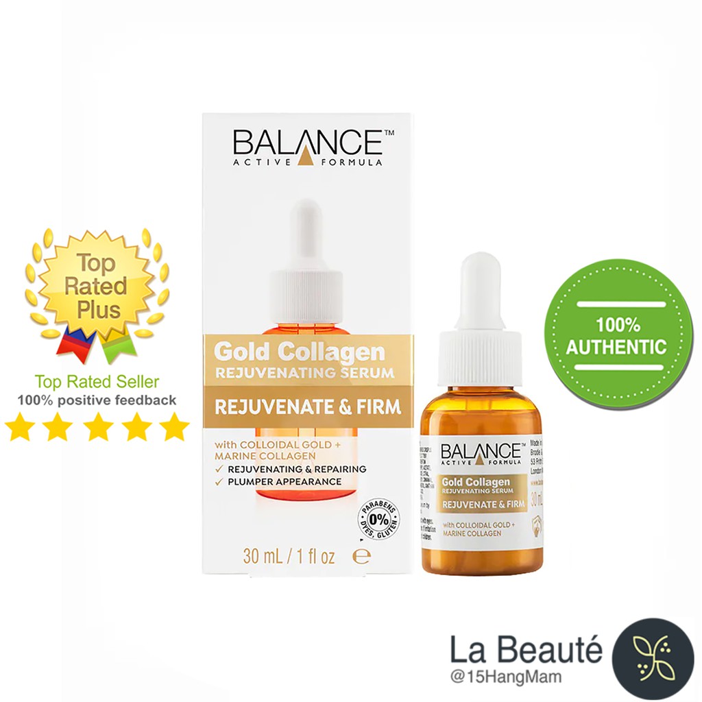 [Hàng Công Ty] Tinh Chất Vàng Chống Lão Hóa Và Tái Tạo Da - Balance Gold Collagen Rejuvenating Serum 30ml