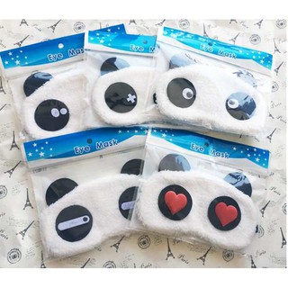 Tấm bịt mắt ngủ gấu panda trắng