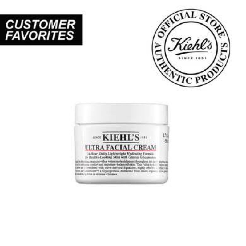 Kem dưỡng Kiehl’s Ultra Facial Cream (bill Sephora Mỹ)