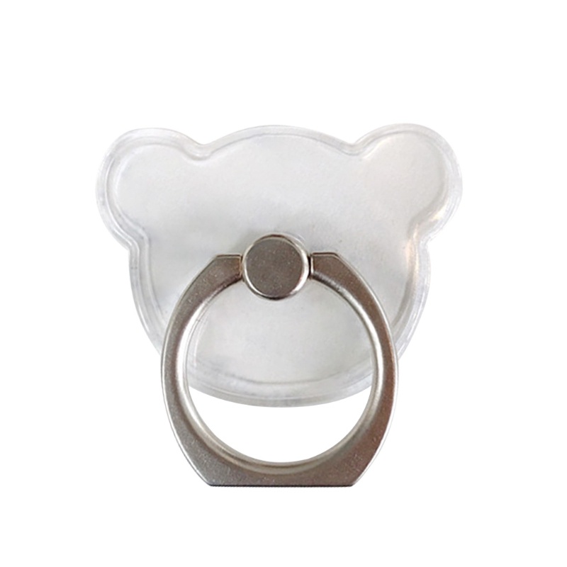 Giá Đỡ Điện Thoại Trong Suốt Hình Trái Tim Xoay 360 Độ Kích Thước 1 57x1 97inch