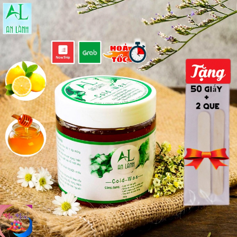 Wax tẩy lông An Lành 100% thiên nhiên (TẶNG 50 giấy và 2 que)