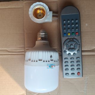 Bóng đèn tròn 20w bật tắt bằng tất cả các loại điều khiển tivi, điều khiển điều hòa