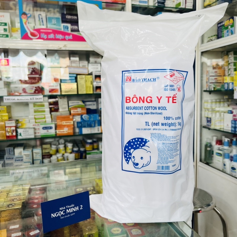 ✅ [Chính Hãng] Bông Y Tế Bảo Thạch (1 kg ) Gòn Bảo Thạch