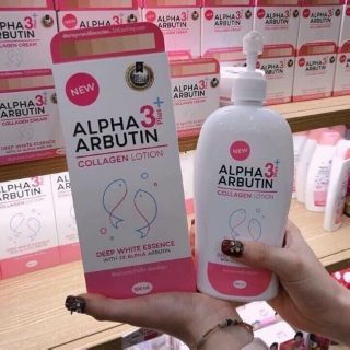 Lotion dưỡng trắng alpha arbutin collagen 500ml