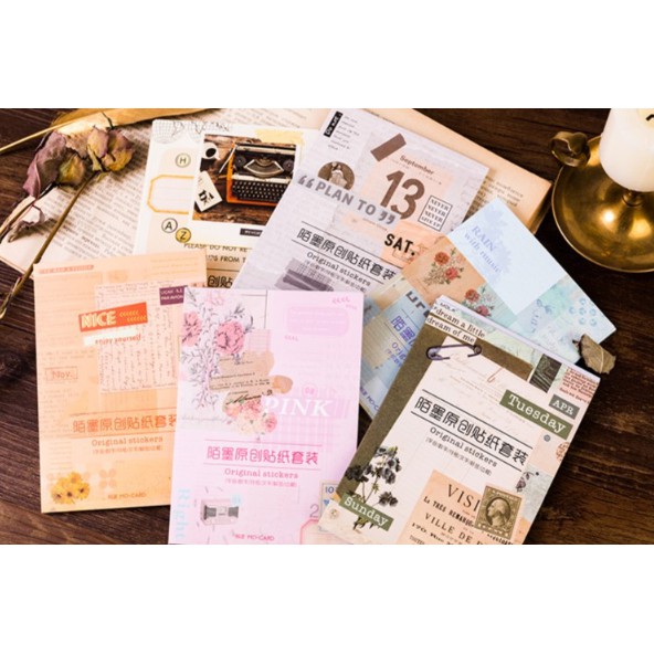 Sticker tiện ích trang trí scrapbook, sổ tay planner,.. ( 022 )