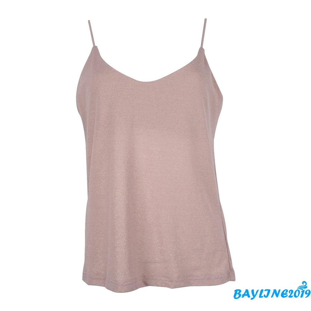 Áo hai dây cổ chữ V khoét sâu thời trang quyến rũ cho nữ