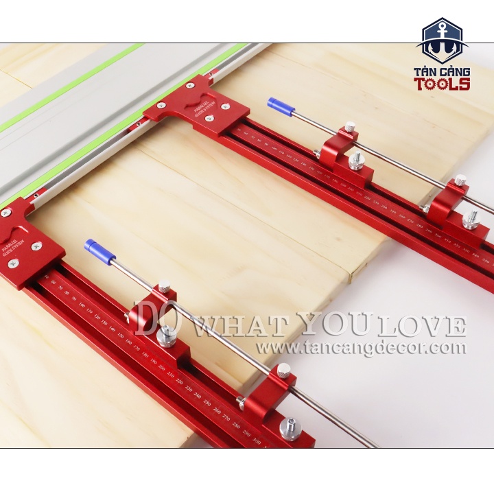 Bộ Cử Hỗ Trợ Xả Ván Kết Hợp Với Ray Dẫn TrackSaw