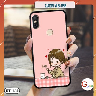 Ốp lưng Xiaomi MI 8-8SE nhám viền dẻo
