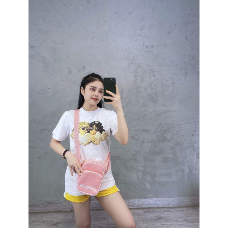 Túi đeo chéo nữ hồng