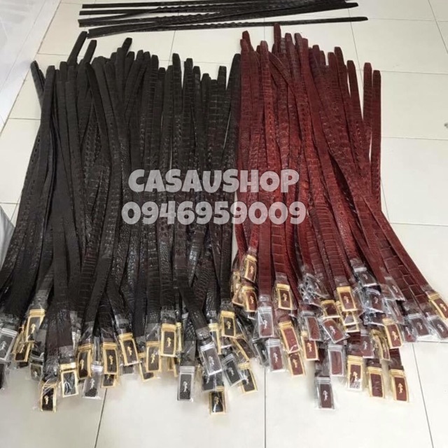Thắt Lưng Da Cá Sấu Thật 100%