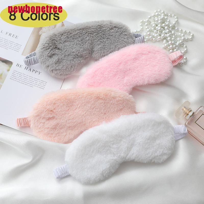 (Hàng Mới Về) Miếng Bịt Mắt Ngủ Vải Lụa Satin Dày Mềm Mại Ấm Áp