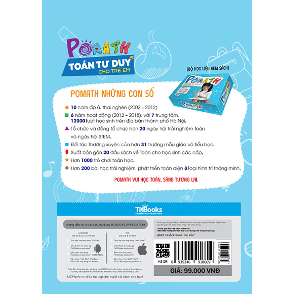 Sách - POMath - Toán Tư Duy Cho Trẻ Em 4-6 Tuổi (Tập 5) | BigBuy360 - bigbuy360.vn