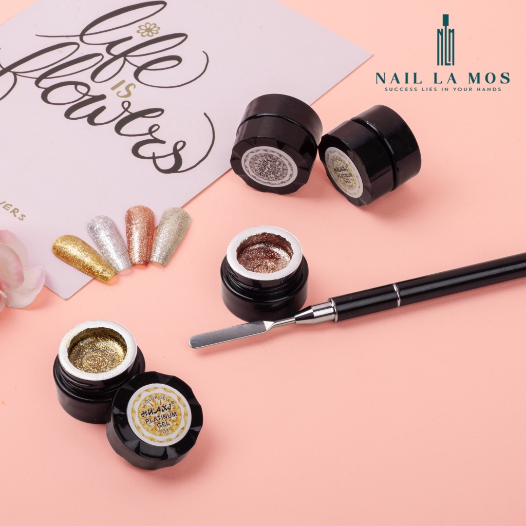 Gel nhũ Huaxi Platinum chính hãng - Gel nhũ nail vẽ móng chuyên dụng (lẻ 1 hũ)
