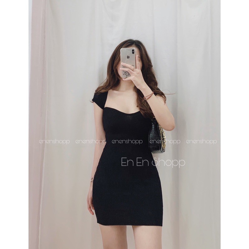 [Mã SKAMA06 giảm 8% tối đa 50K đơn 250K] [ẢNH THẬT]Váy tăm body tay hến(V130) | BigBuy360 - bigbuy360.vn