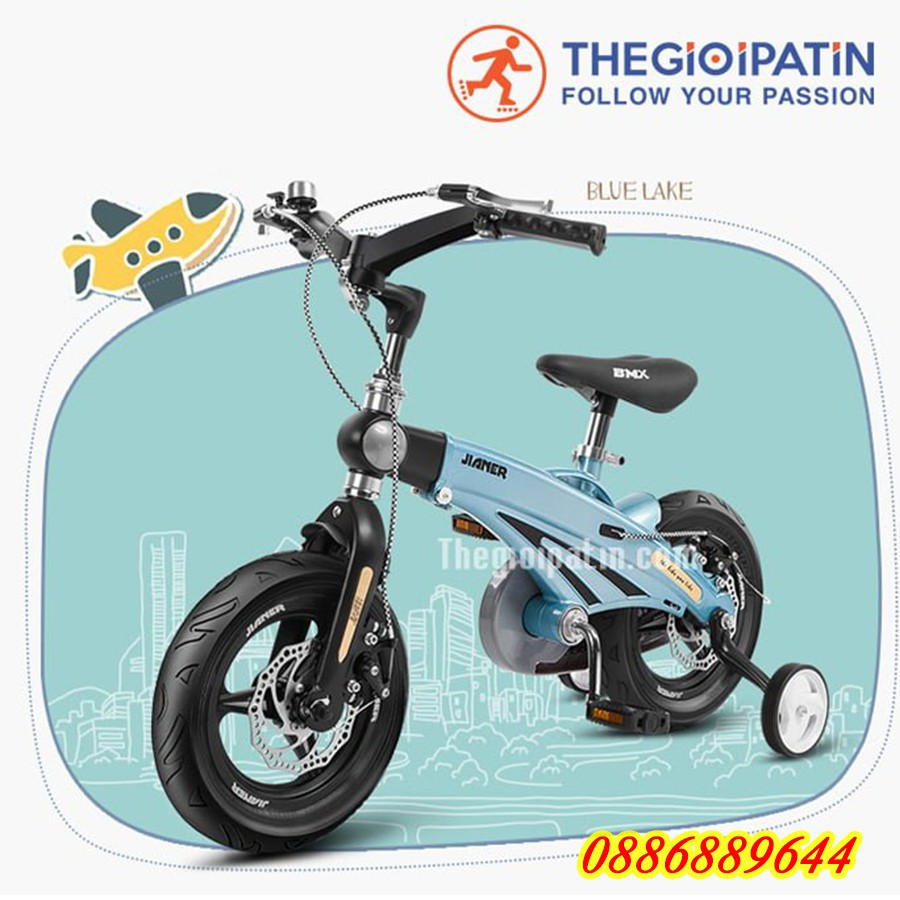 Xe Đạp Trẻ Em Cao Cấp Jianer S9 ( 4 màu ) [Shop Ưu Đãi]