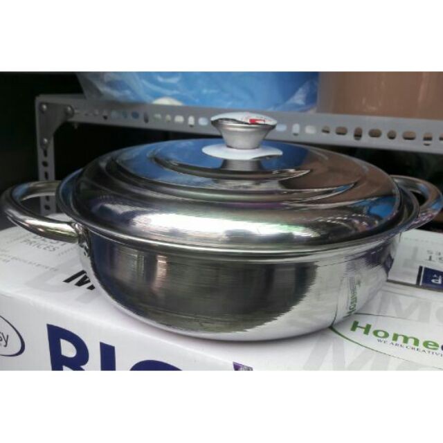 Bộ 3 Nồi lẩu inox 24cm ( hàng việt nam )