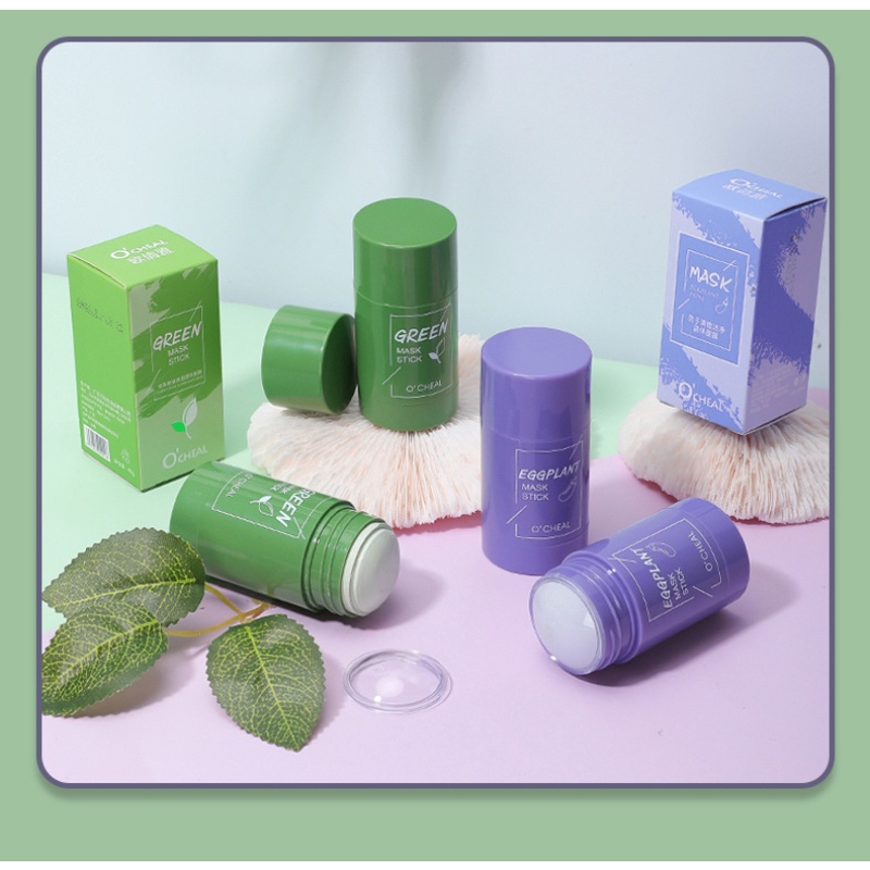 (Hàng Mới Về) Mặt nạ bùn trà xanh dưỡng ẩm kiềm dầu - green mask stick  Ouqianya | BigBuy360 - bigbuy360.vn