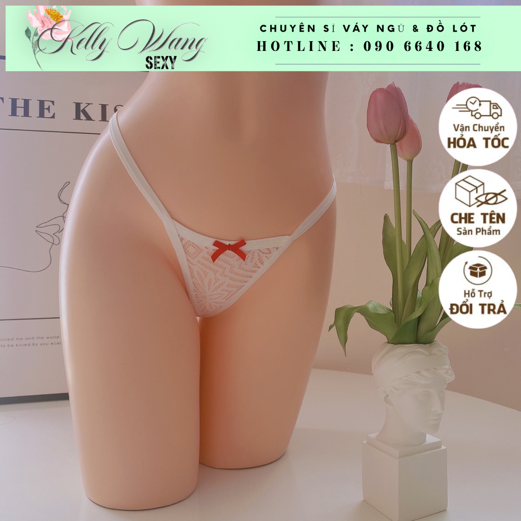 (ảnh thật sản phẩm) Ck130 chip lọt khe REN loại 1 (ảnh thật sản phẩm) - quần lót nữ -Kellywang