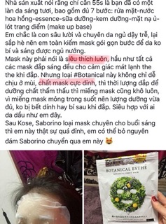 Mặt nạ thảo mộc Botanical