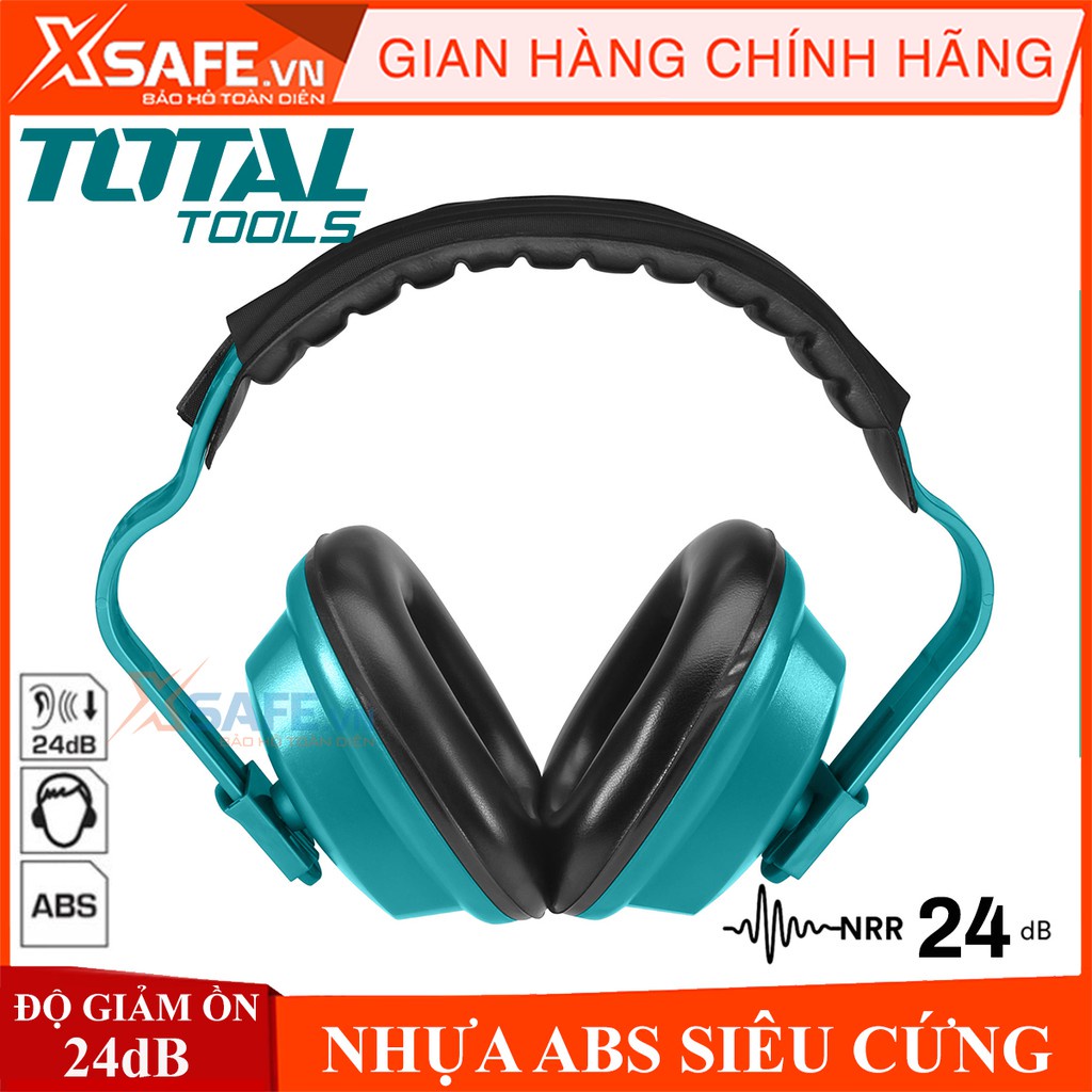 Tai nghe chống ồn TOTAL TSP701 độ giảm ồn 24dB điều chỉnh theo cỡ đầu - chụp tai chống ồn bảo vệ tai, Bịt tai cao cấp