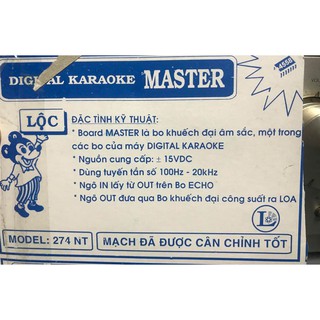 Bo master ampli karaoke