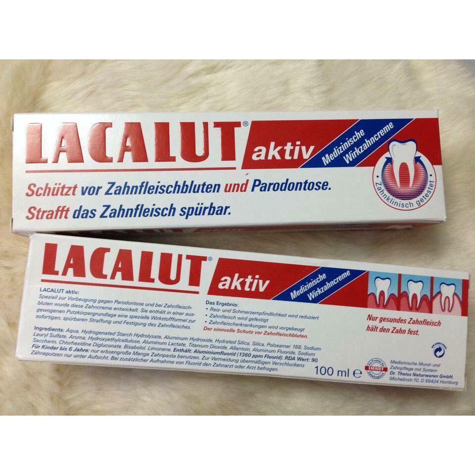 ( Hàng Đức chuẩn )Kem đánh răng LACALUT AKTIV 100ml