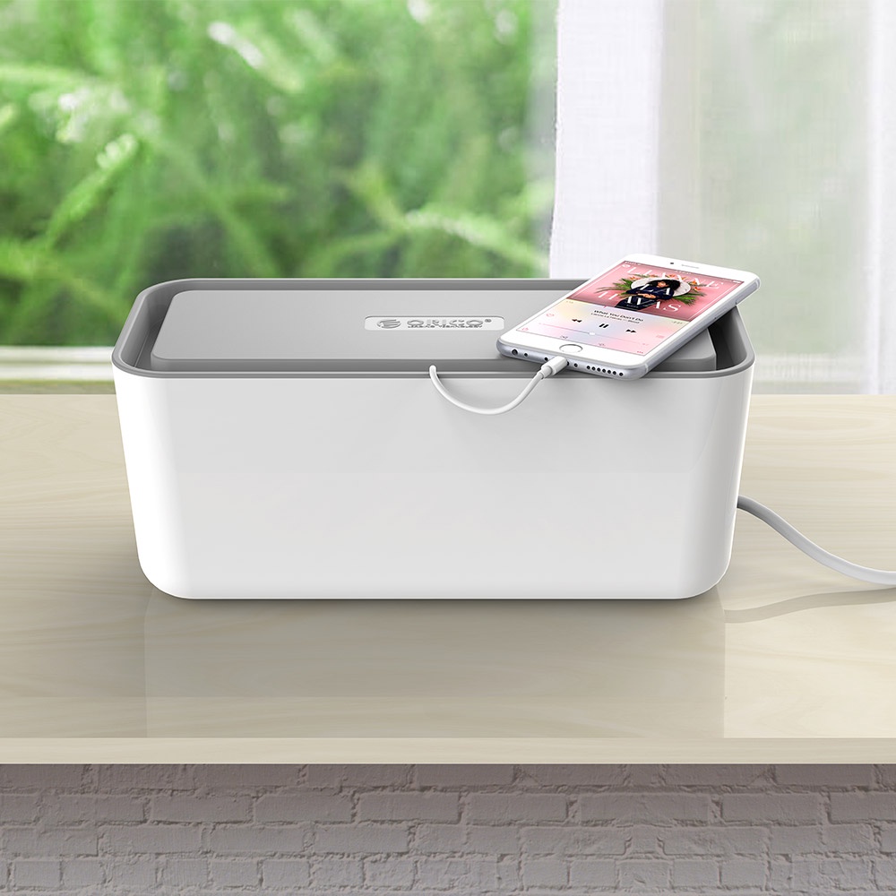 Hộp Quản Lý Dây Cáp Orico Kết Nối Cổng USB