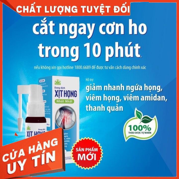 Xịt Họng Nhất Nhất