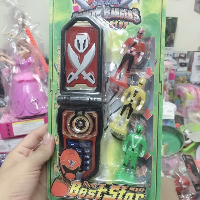 Đồ chơi vỉ điện thoại siêu nhân/ben ten