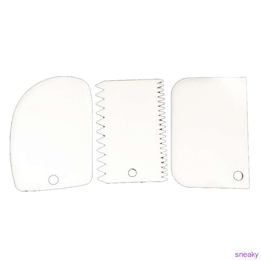 Set 3 Dụng Cụ Cạo Răng Bằng Nhựa Nhiều Màu Sắc Đa Năng Có Thể Tái Sử Dụng