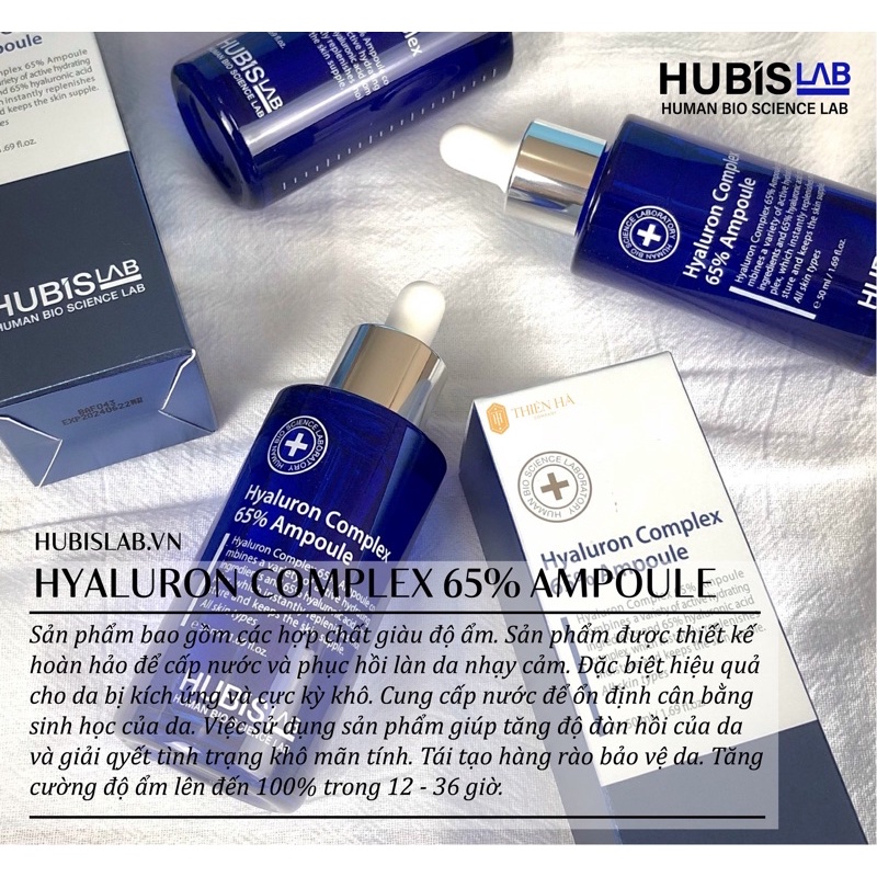 Tinh chất cấp ẩm Hyaluronic complex 65%