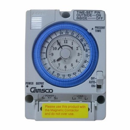 Đồng hồ hẹn giờ Camsco 24h - Timer Camsco TB35N Công tắc hẹn giờ cơ