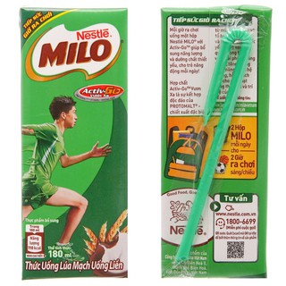 Lốc 4 hộp thức uống lúa mạch Milo Active Go 180ml