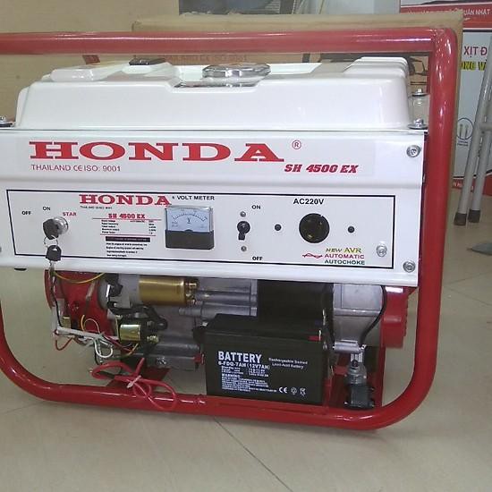 Máy Phát Điện Honda 3.5kw- SH4500 Chạy Xăng Đề nổ hàng chính hãng Thái Lan tại Ninh Bình.