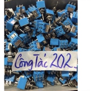 10 công tắc gạt mts 202 sắt 6 chân
