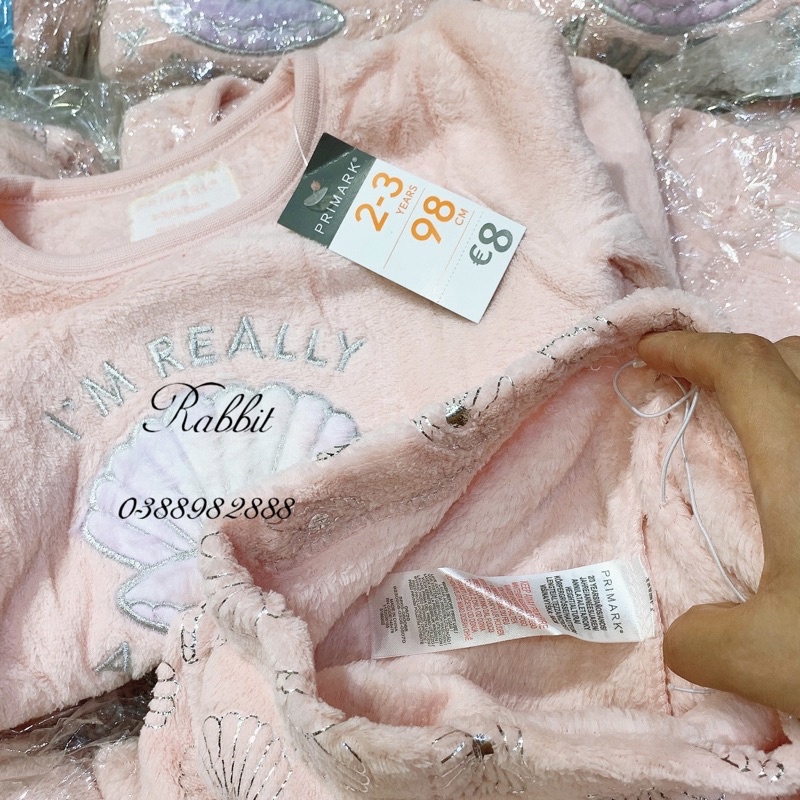 Bộ lông Primark mix mẫu-3 HÀNG SALE KHÔNG ĐỔI