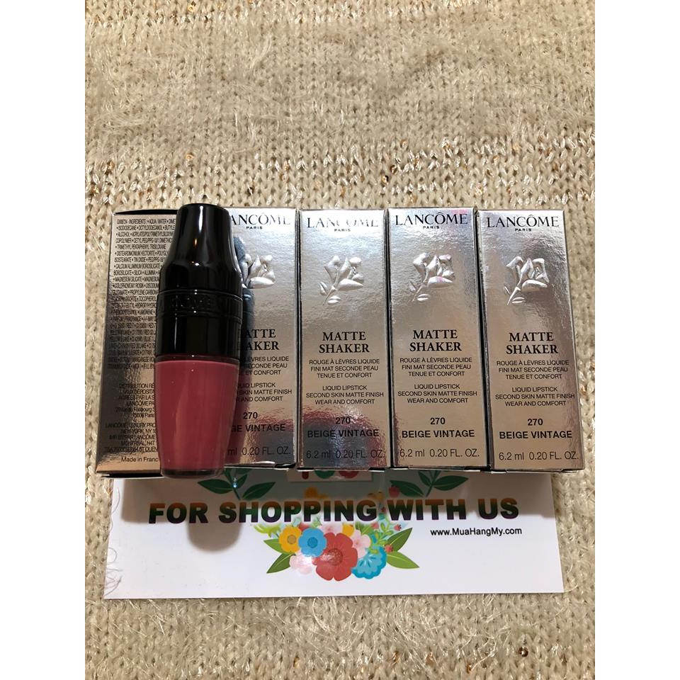 Son Lancôme L'absolu Velvet Matte Lancome Matte Shaker Son lì