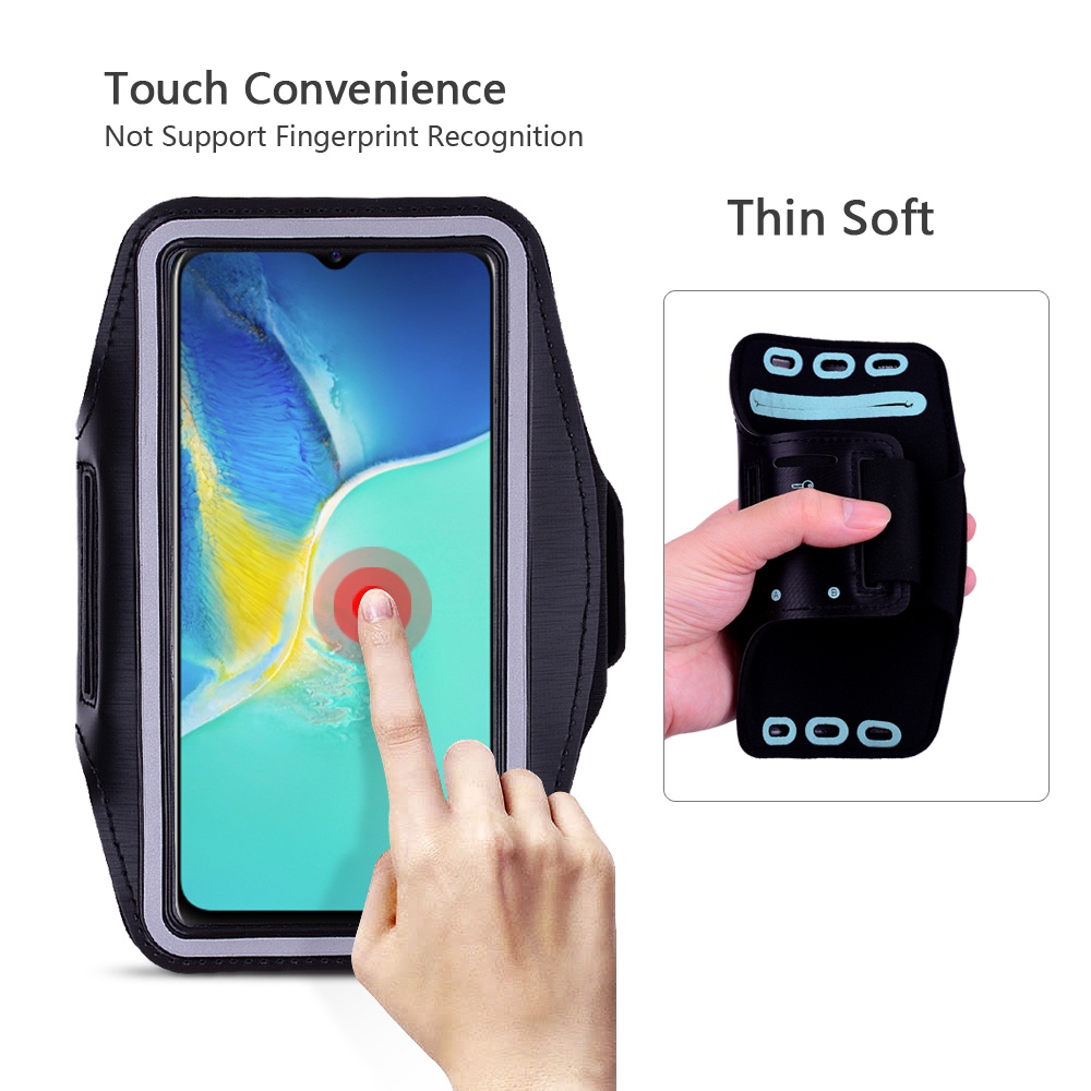 Ốp Điện Thoại Đeo Cánh Tay Khi Tập Thể Thao Cho Vivo Y01 Y02 Y02s Y1s Y3s Y10