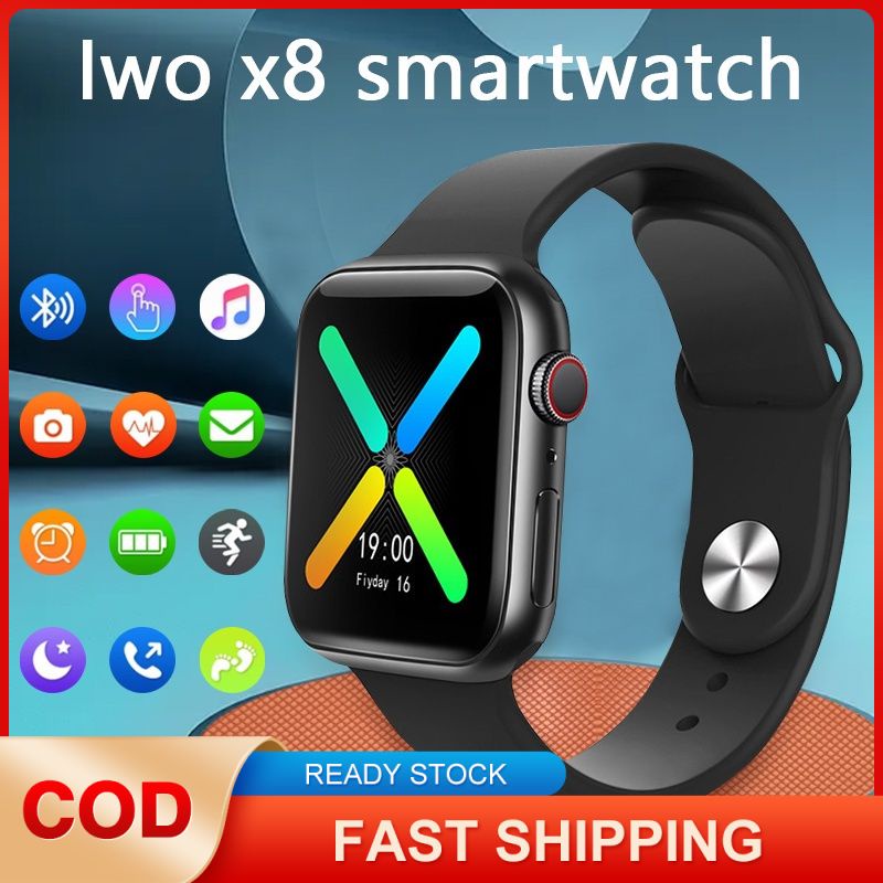 Cảm Ứng đầy đủ Bluetooth Cuộc Gọi X7/X8 Tập Thể Dục Vòng Tay Trái Tim Tỷ Lệ Màn Hình Đồng Hồ Thông Minh Người Đàn Ông Hình Nền Tùy Chỉnh Thông Minh đồng hồ [hotruby]
