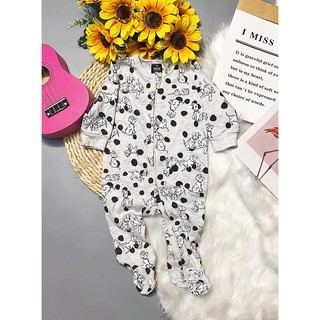 Body nỉ bông chó đốm xám bé trai