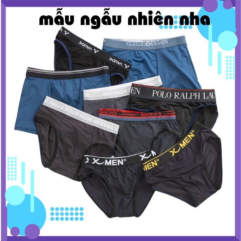 Quần lót nam 𝐅𝐑𝐄𝐄 𝐒𝐇𝐈𝐏 sịp tam giác chéo,đùi cotton thun cao cấp đẹp_xưởng may đức tài