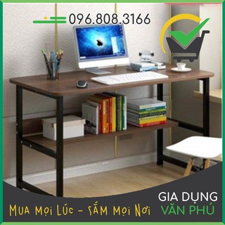 Bàn làm việc ⚡️HÀNG NHẬP KHẨU⚡️ Kèm kệ sách bên dưới Gỗ MDF phủ Melamine cao cấp Chống nước Chống xước Không mối mọt