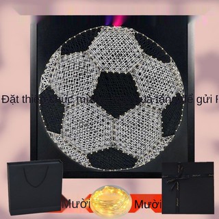 Bóng đá vẽ móng tay bóng rổ cao cấp nhẹ sang trọng Tranh uốn lượn handmade Quà tặng tự làm cho bé trai và bé gái Quà tặn